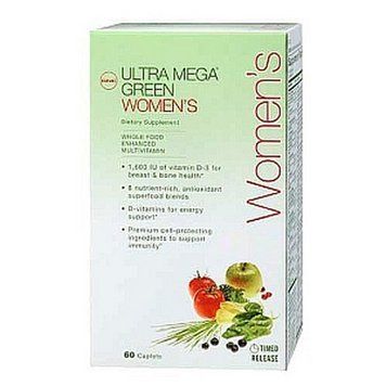 Витамины и минералы для женщин GNC Ultra Mega Green Women's 120 капсул 2768 фото