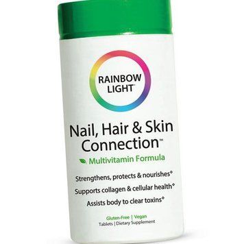 Для ногтей, волос и кожи Rainbow Light Nail, Hair & Skin Connection 60 таблеток 19131 фото