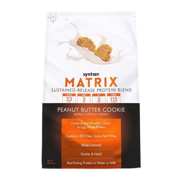 Комплексний багатокомпонентний протеїн Syntrax Matrix 907г печиво з арахісом 22688 фото