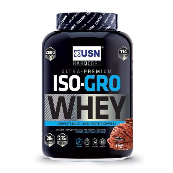 Концентрат сывороточного протеина (белок) USN Iso-Gro Whey 2 kg 7746 фото