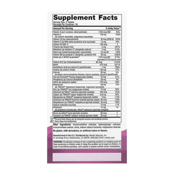 Вітаміни для вагітних Nordic Naturals Prenatal Multivitamin 60 таб 2956576326 фото