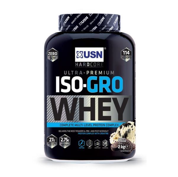 Концентрат сывороточного протеина (белок) USN Iso-Gro Whey 2 kg 7746 фото