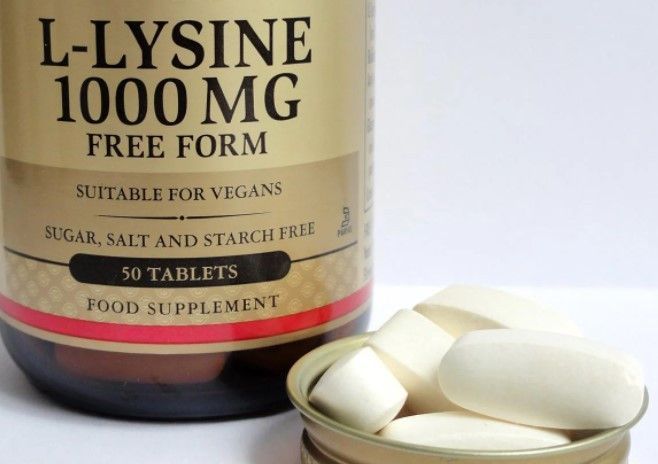 Лизин Solgar L-Lysine 1000 mg 50 таблеток 11526 фото