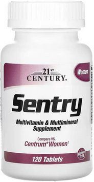 Вітаміни та мінерали для жінок 21st Century Sentry Women 120 таб 3108184117 фото