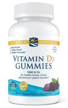 Вітамін Д Nordic Naturals Vitamin D3 1000 IU Gummies 120 gummies wild berry 19951 фото