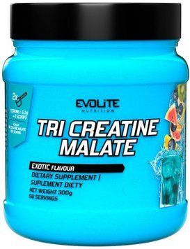 Три креатина малат Evolite Nutrition Tri Creatine Malate 300г 22163 фото