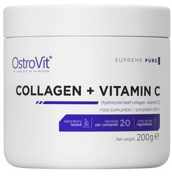 Коллаген и витамин C OstroVit Collagen + Vitamin C 200 г 18765 фото