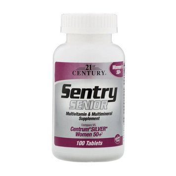 Витамины для женщин 21st Century Sentry Senior Women`s 50+ 100 таб 11236 фото