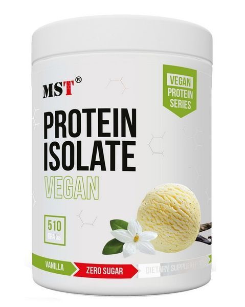 Протеин веганский MST Vegan Protein Isolate 510 г ваниль 20603 фото