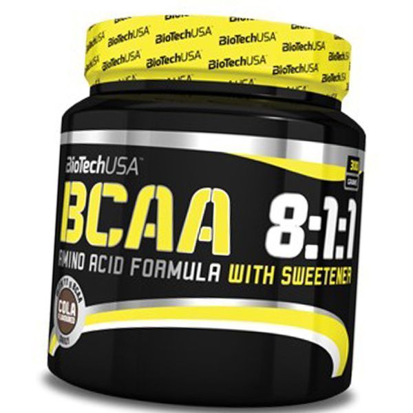 Амінокислоти BCAA Бсаа у порошку BioTech BCAA 8:1:1 300 г 6656 фото