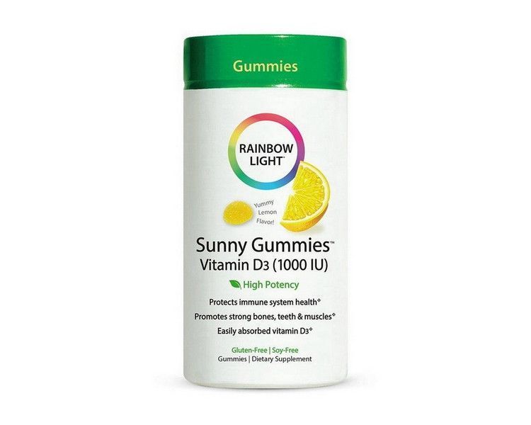 Rainbow Light Sunny Gummies Vitamin D3 1000 IU 50 gummies 19133 фото