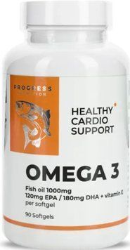 Омега-3 Progress Nutrition Omega 3 Active Cardio Support 90 softgels 23021 фото