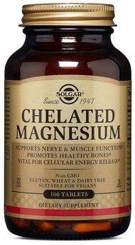 Магний хелат Solgar Chelated Magnesium 100 таблеток 11200 фото