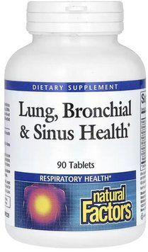 Витамины для дыхания Natural Factors Lung Bronchial & Sinus Health 90 таб 2976277988 фото