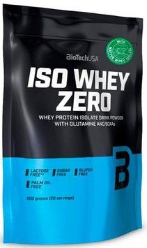 Чистий ізолят BioTech Iso Whey Zero lactose free 500 г Кокос 3839-06 фото