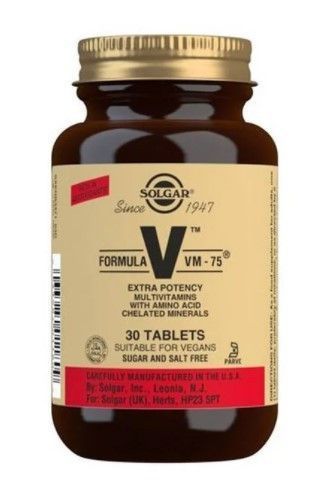 Витамины и минералы Солгар Solgar Formula V VM - 75 30 таблеток мультиминеральный комплекс 19053 фото