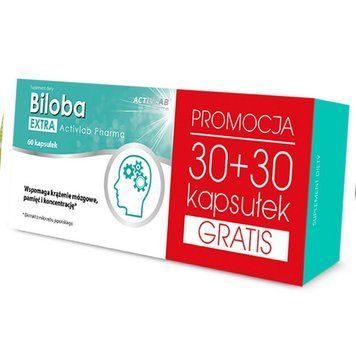 Экстракт гинкго билоба Activlab Biloba Extra 60 капсул 20163 фото