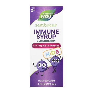 Сироп з бузиною для імунітету дітей Nature's Way Sambucus Immune Syrup For Kids 120 ml 2956573073 фото