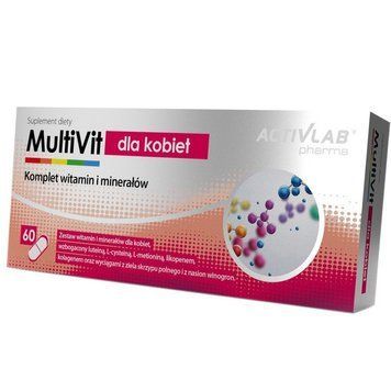 Витамины для женщин Activlab MultiVit dla Kobiet 60 таб 20699 фото