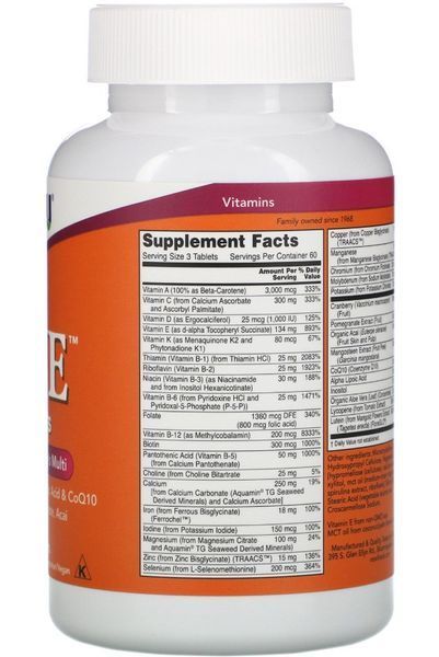 Витамины для женщин NOW Foods Eve 180 таб 5462 фото