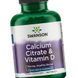 Кальций и витамин Д Swanson Calcium Citrate with vit D 250 таблеток 20217 фото 1