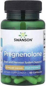 Прегненолон Swanson Pregnenolone High Potency 25 mg 60 капс 2956577139 фото