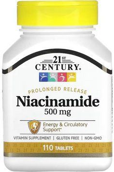 Ніацинамід 21st Century Niacinamide 500 mg 110 таб 3108184145 фото
