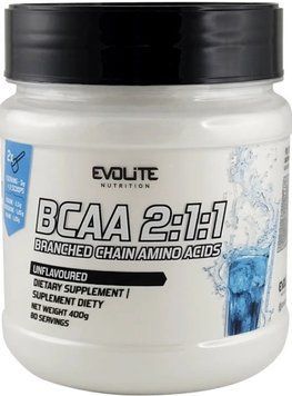Аминокислоты БЦАА Evolite Nutrition BCAA 2:1:1 400г 22165 фото