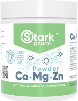 Комплекс кальція, магнію та цинка Stark Pharm Calcium Magnesium & Zinc Powder - 260g 2956567081 фото