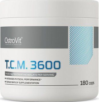 Креатин малат OstroVit TCM 3600 180 caps 22833 фото