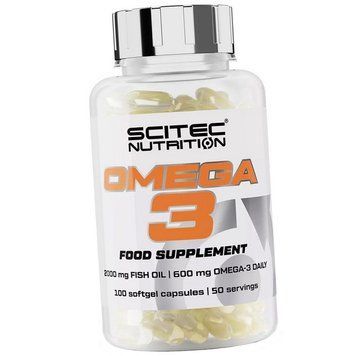 Омега 3 Scitec Nutrition Omega 3 100 капсул жирные кислоты 21155 фото