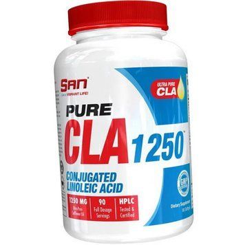 Кон'юговані лінолева кислота SAN Pure CLA 1250 mg 90 гел капс Кращий жіроспалювач для жінок і чоловіків 4536 фото