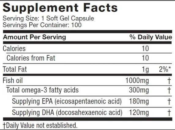Рыбий жир MuscleTech Platinum 100% Fish Oil 100 гел капс 5893 фото
