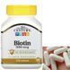 Биотин для волос 21st Century Biotin 5000 mcg 110 капсул 21095 фото 1