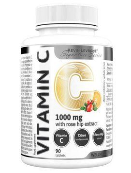 Вітамін С Kevin Levrone Vitamin C 1000 with rose hip extract 100 caps 18884 фото