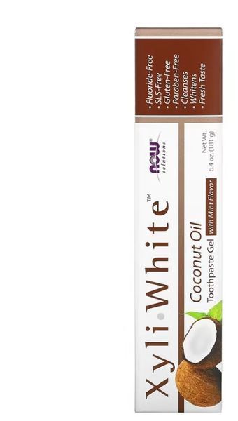Зубна паста з ксилітолом Xyli White Toothpaste Gel кокосове масло та м'ята 21756 фото