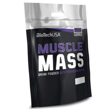 Высокоуглеводный гейнер для набора веса BioTech Muscle Mass 4000 г 9061 фото