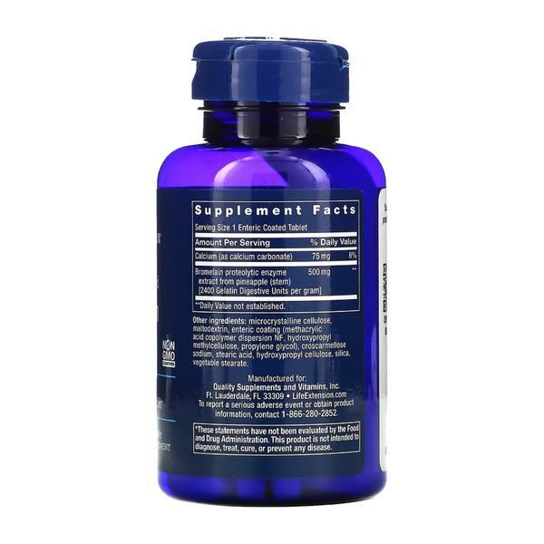 Бромелайн Life Extension Specially-Coated Bromelain 500 mg 60 tabs 2956570401 фото