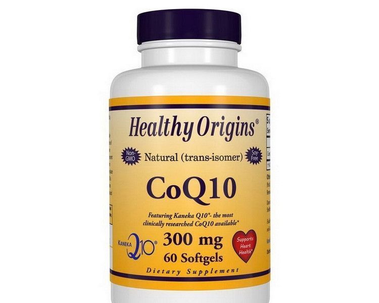 Healthy Origins CoQ10 300 mg 60 softgels 19604 фото