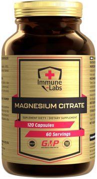 Цитрат магнію Immune Labs Magnesium Citrate 550 mg 120 капсул 22349 фото