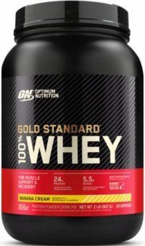 Спортивний сироватковий білокOptimum 100% Whey Gold Standard 907 г банан 114 фото