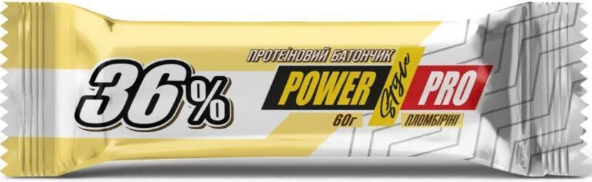 Протеиновый батончик Power Pro Protein Bar 36% 20x60g Пломбир 2956565869 фото