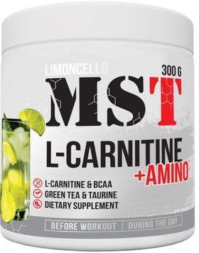 Карнитин MST L-Carnitine + Amino 300 g лимон 22004 фото