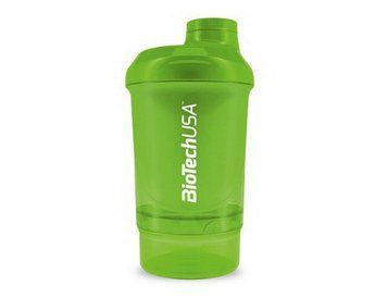 Шейкер BioTech Shaker Wave Mini 2 in 1 300 мл зеленый 8747 фото