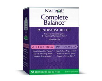 Natrol Complete Balance Menopause Relief AM/PM 2 x 30 caps 19235 фото