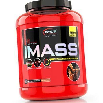 Высокобелковый гейнер для набора веса Genius Nutrition i Mass 2500 г 19434 фото