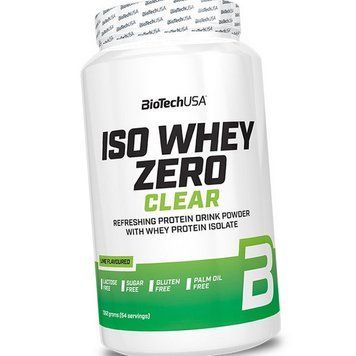 Спортивний сироватковий білок ізольят (протеїн) BioTech Iso Whey Zero Clear 1,36 kg 18230 фото