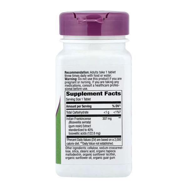 Босвелія босвелії Nature's Way Boswellia Premium Extract 60 таб (До 09.26) 2976277993 фото