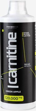 L-карнитин Progress Nutrition L-Carnitine 120000 1 літр зелене яблуко 23018 фото