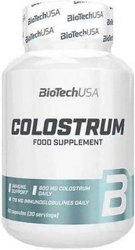 Молозиво в капсулах BioTech Colostrum 60 капсул 22124 фото